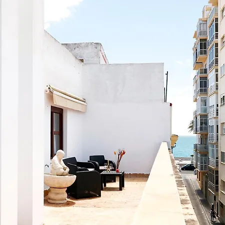 Gatu Fantastico Atico En La Caleta 3 Dormit,2 Banos, Gran Terraza Y Wifi * Cadiz